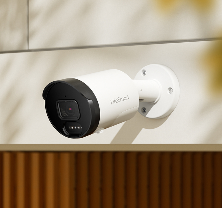 Smart Home 4 a camera on a wall